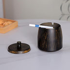 Ashtray with Lid for Cigarette, Stainless Steel Smokeless Odorless Windproof Ashtrays for Home Office Tabletop Outside Patio Outdoor Balcony(3.54''x2.8''x3.38'') - Image 7
