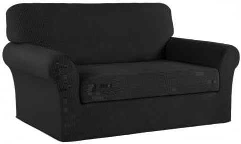 Turquoize Stretch Sofa Slipcover 2 Pieces Sofa Cover Couch Cover - Image 8