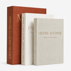 Decorative Books for Home Decor, Set of 3 Linen Fake Books, Brown by Unknown