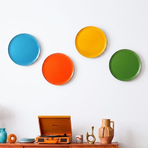 Hicarer 4 Pcs 12 Inch Mid Century Modern Metal Wall Art Hanging Decor by Hicarer