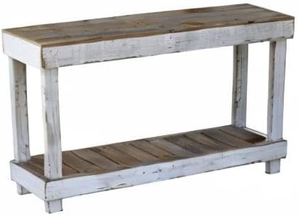 Mcchristian 46" Solid Console Table, Reclaimed Wood, Pine Top - Image 5