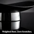 12" Modern Decorative Fruit Bowl for Kitchen Counter - Unique Egg-Shaped Pedestal Centerpiece Bowl for Dining Table, Abstract Resin Catchall Key Bowl for Entryway Table, Chic Coffee Table Decor Gift - Image 5