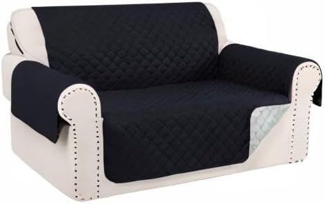 Reversible 45" Small Loveseat Sofa Covers, Friendly Furniture Protector - Image 8