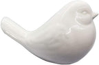 NEW White Bird Figurine, Ceramic Chubby Bird Figure Cottage Animal Bird Statue Decorations for Home Garden Decor Accents - Image 4