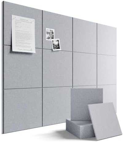 Fluxynara Felt Bulletin Board & Cork Board Alternative 36'' x 24'' - 6 Pack by FLUXYNARA