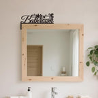 CUTHOLLOW Bathroom and Plant Door Topper Sign Metal Wall Art Decor - Image 5