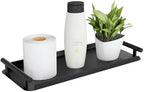 FEILERN Toilet Paper Basket, Toilet Tank Tray with Handle for Organizing by FEILERN