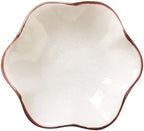 Ice Cracking Leaf Jewelry Dish, Decorative Ring Holder Small Trinket Tray Bowl, Gifts for Daughter Mom Friends, Milk White. by JAMEND+CLXP