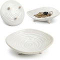 Small Decorative Bowl, 6" Ceramic Key Bowl for Entryway Table by BSTUR