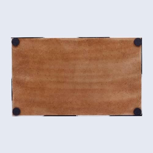 Handicrafts Home Decorative Storage Box with Lid, Black and White Decorative Remote Holder Box, Coffee Table Storage Box for Living Room, Console Table & Shelf Decor, Triangle - 10 x 6 x 2.5 - Image 6