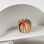 Funky Colorful Apple Statue, Modern Art Home Decor, Gift for Women - Image 5