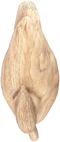 Hymmah Duck Home Decor Statue Rustic Home Decorations for Living Room, Boho Sculpture Resin Animal Collectible Figurines for Indoor Decor (Beige) - Image 2