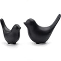 Notakia Small Bird Figurines Black Bird Statues Home Decor for Table Shelf by Notakia