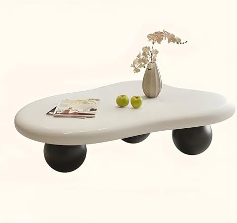 Eco-Friendly Vintage Cream Coffee Table by Unknown