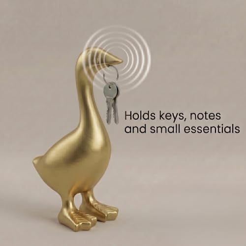 Desk Goose 7 inch Gifts for Women, Mini Desktop Goose Statue Decor for Living Room Bedroom Bookshelf and Office - Image 4
