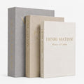 Decorative Books for Home Decor, Set of 3 Linen Fake Books, Grey by Unknown