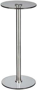 mDesign Glass Top Side/End Drink Table by mDesign