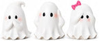 Cute Halloween Ghost Decor, 3-Piece Resin Figurines for Indoor Home Decor by Unknown