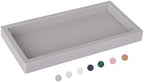 Silicone Bathroom Vanity Tray Dish Soap Holder Sink Organizer, Light Grey by Heagoale