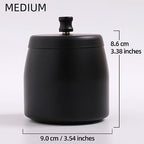 Ashtray with Lid for Cigarette, Stainless Steel Smokeless Odorless Windproof Ashtrays for Home Office Tabletop Outside Patio Outdoor Balcony(3.54"x3.0"x3.38") - Image 2