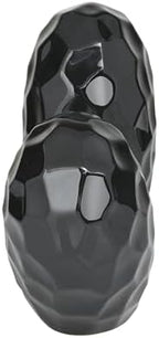deco 79 Porcelain Ceramic Heart Sculpture, Sculpture 8" x 3" x 8", Black - Image 2