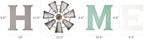 Mkono Wood Home Sign, Metal Windmill for O, Farmhouse Wall Decor - Image 6