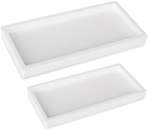 Silicone Bathroom Vanity Tray Dish Soap Holder Sink Organizer, White by Heagoale