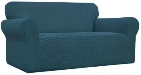 Easy-Going Stretch Oversized Loveseat Couch Covers Washable Deep Teal | 1-Piece - Image 9