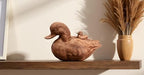 Hymmah Duck Home Decor Statue Rustic Home Decorations for Living Room, Boho Sculpture Resin Animal Collectible Figurines for Indoor Decor - Image 6