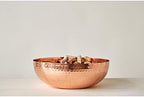 Creative Co-Op Round Hammered Metal Bowl, Copper Finish - Image 6