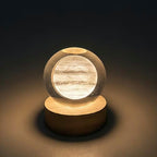 3D Jupiter Crystal Ball 2.4in Universe Gifts for Space Lovers by COQIRAUSEN