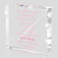 If I Survive This Week Hot Pink Straitjacket Desk Sign - 4x4 Inch Acrylic Office Decor with Sarcastic Humor, Motivational Desk Accessories for Women, Therapist Gift & Pink Office Supplies by MUZRUYOU