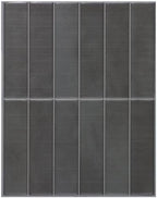 Smart Tiles Peel and Stick backsplash, Stacked Smoke Gray, 11.43"x9" by SmartTiles-OriginalPeelandStickBacksplashTiles
