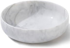 5.91'' Large Decorative Bowl, Natural Marble Decorative Bowls for Home Decor, Key Bowl, Large Incense Burner, Smudge Bowl, Coffee Tables Centerpiece, Soap Serving Bowl by CMCHICMONDAY