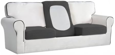 Easy-Going Stretch 3 Pieces Couch Cushion Cover - Image 8