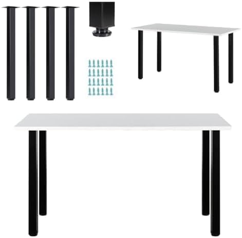 LCSDLHLSY Table Legs 32 inch, Adjustable Square Furniture Legs, - Image 5
