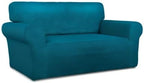 PureFit Stretch Loveseat Covers Fleece Couch Covers - Image 8