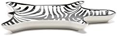 Jonathan Adler The Zebra Dish, Black/White - Image 3