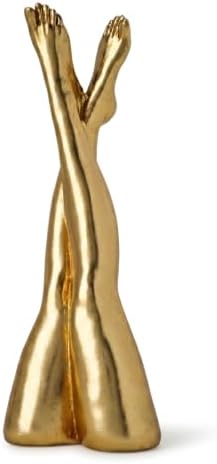 Gold Room Decor Crossed Legs Sculpture Resin Statue for Shelf by ZHAOXIANG