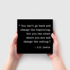 Inspirational Quotes Office Decor Wooden Box Sign Decorative Motivational Office Wood Box Sign Home Rustic Farmhouse Square Desk Decor Sign for Shelf Office Desk Accessories 5 x 5 Inches Black - Image 4