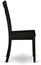East West Furniture BOC-BLK-W Boston Dining Room Chairs - Image 6