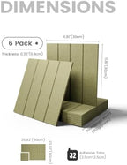 Fluxynara Felt Bulletin Board & Cork Board Alternative 36'' x 24'' - 6 Pack - Image 2