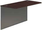 HON 38210NS 38000 Series Bridge, 48w x 24d x 29-1/2h, Mahogany Top, Charcoal - Image 4