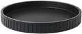 12in Decorative Tray for Coffee Table Tray Decor, Black 100% Solid Concrete Decorative Round Tray for Kitchen, Living Room, Home Decor by KULEDM