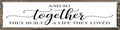 CSWLJS Rustic Metal Tin Signs And So Together They Built A Life They Loved Kitchen Sign Wall Decor White Vintage Farmhouse Bar Decor For Home Pantry Dining Room Coffee Shop 4x16 In by CSWLJS
