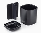 Joseph Joseph Easy-Store - Toothbrush Holder Caddy, Bathroom Storage, Compact, Matt Black - Image 3