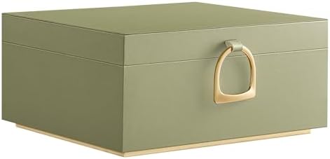 SONGMICS 2-Layer Jewelry Box with Handle, Removable Tray, Floating Effect by SONGMICSbySONGMICSHOME