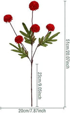 Artificial Flowers for Vase 10 Pcs, 20 Inch Fake Mums with Long Stems - Image 3