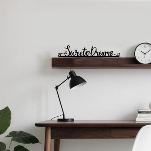 CUTHOLLOW Sweet Dreams Door Topper Sign Metal Wall Art Decor - Image 4