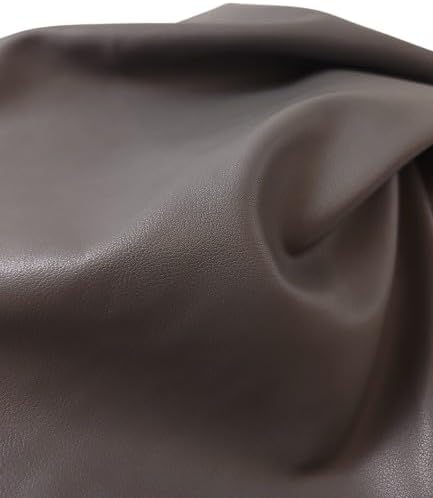 NAT Leathers, Dark Gray Soft Faux Vegan Leather PU {Peta Approved Vegan} - Image 2